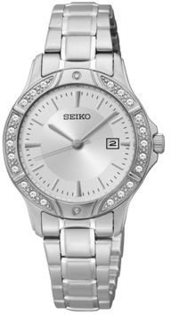 Seiko Ladies mother of peral dial bracelet watch