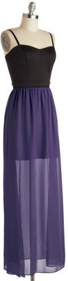Gown by the Sea Dress in Aubergine