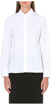 Jil Sander Concealed button placket cotton shirt