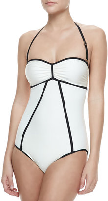 Marc by Marc Jacobs Le Shine Outlined Maillot Swimsuit