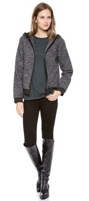 Alexander Wang T by French Terry Zip Hoodie