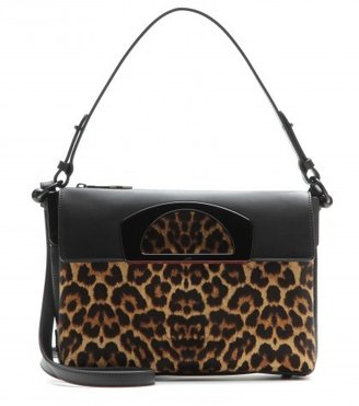 Christian Louboutin Passage Messenger Leather And Pony-hair Shoulder Bag