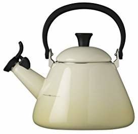 Le Creuset Kone Kettle with Whistle, 1.6 L - Almond