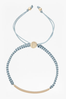 French Connection Rectangular Bar Braided Bracelet