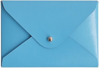 House of Fraser Paper Thinks Blue leather mini travel card