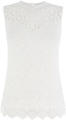 Oasis Victoriana Lace Shell Top