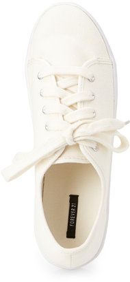 Forever 21 Platform Lace-Up Sneakers
