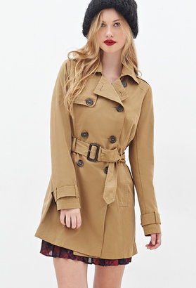 Forever 21 Double-Breasted Trench Coat