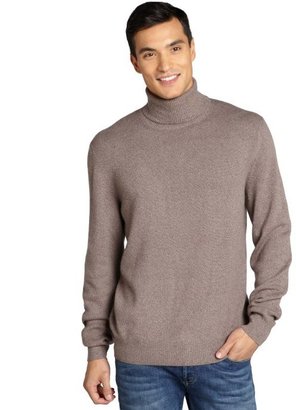 Brioni light brown cashmere turtleneck sweater