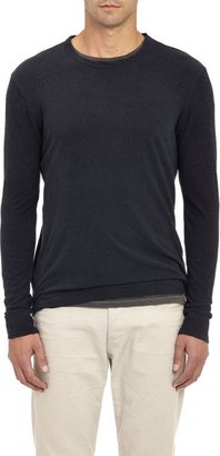 Simon Miller Slub Jersey Long-Sleeve T-shirt-Black