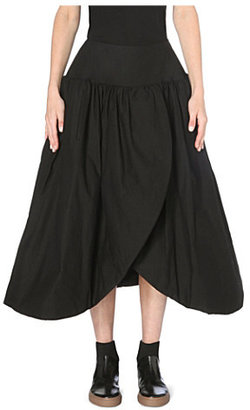 Yohji Yamamoto Structured cotton skirt