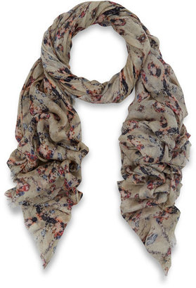 Lily & Lionel Beige Capella Modal and Cashmere-Blend Scarf