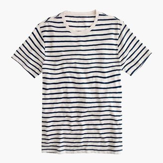 J.Crew Slub cotton deck-striped T-shirt