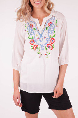 Orientique Floral Embriodered Tunic