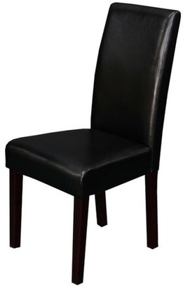 Monsoon Villa Faux Leather Black Dining Chairs (Set of 2)