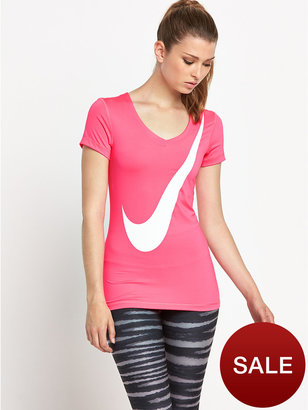 Nike Pro Logo Short Sleeve Top