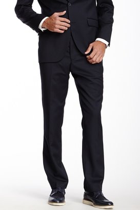 Without Prejudice Randolph Navy Sharkskin Two Button Wool Suit