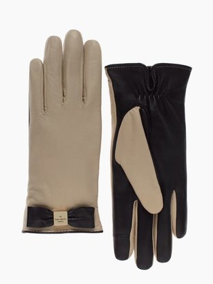 Kate Spade Leather gloves bow gloves