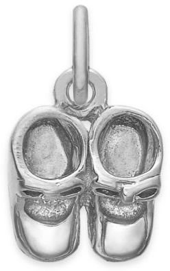 Rembrandt Charms Sterling Silver Baby Shoes Charm
