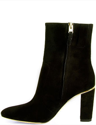 Brian Atwood B by Cristelle - Suede and Metal Heel Bootie
