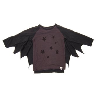 Mini Shatsu - Boy's Flying Bat Caped Long Sleeve Raglan