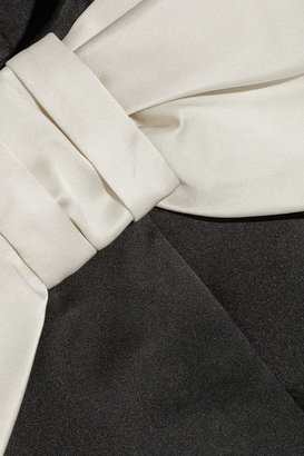 Marc Jacobs Bow-embellished duchesse-satin jacket
