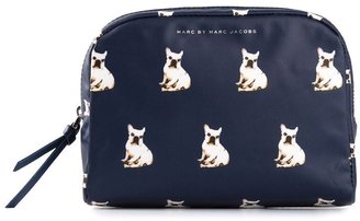 Marc by Marc Jacobs dog print cosmetics case