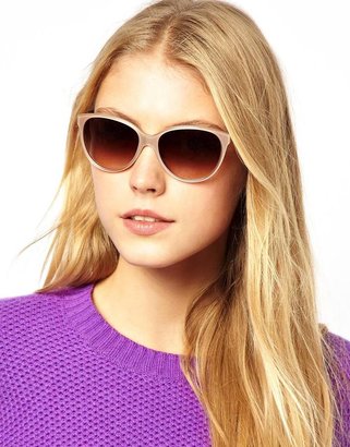 Dolce & Gabbana Cat Eye Logo Sunglasses