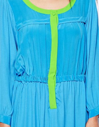Dress Gallery Nola Silk Mix Dress With 3/4 Length Sleeve