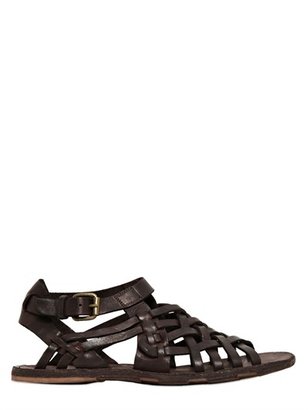 Officine Creative Caged Leather Sandals
