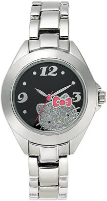 Hello Kitty Watch, Women's Silver-Tone Bracelet 23mm H3WL1033SLV
