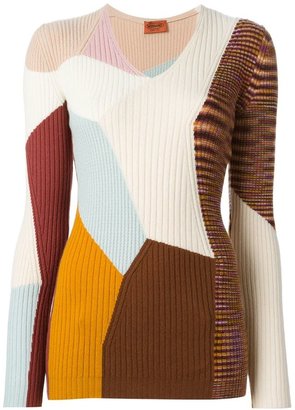 Missoni panelled sweater