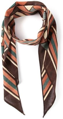 Biba Vintage striped print scarf