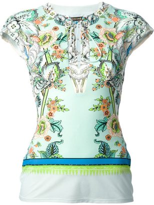 Roberto Cavalli floral print blouse