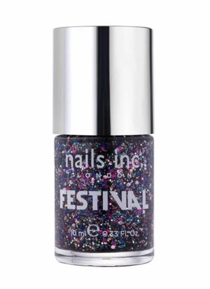 Nails Inc Glastonbury festival glitter