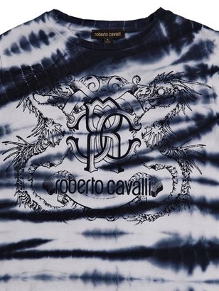 Roberto Cavalli Cotton Jersey Logo Print T-Shirt