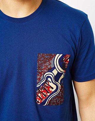 Bite By Dent De Man T-Shirt With Patterned Patch Pocket