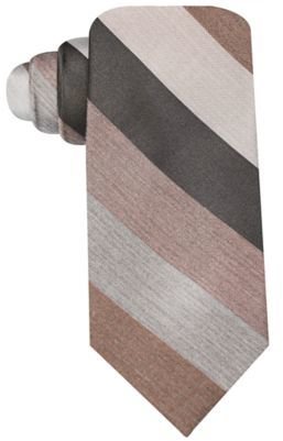 Ryan Seacrest Distinction Audio Melange Stripe Slim Tie