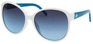 Lacoste Women's L!VE Cat Eye White Sunglasses