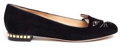 Nobrand 'Kitty Studs' suede flats