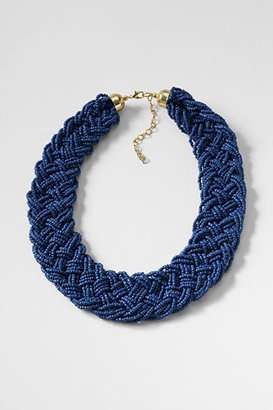 Lands' End Women's Braided Bead Necklace
