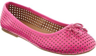 Old Navy Girls Perforated Faux-Leather Flats