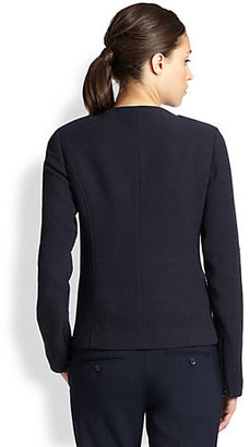 Vince Textured Snap-Front Jacket