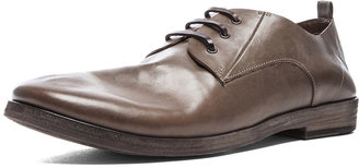 Marsèll Lista Leather Oxfords in Taupe