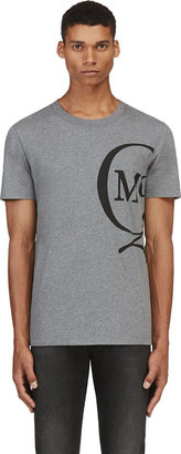 McQ Grey Monogram T-Shirt