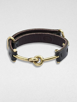 Giles & Brother Archer Leather Cuff Bracelet