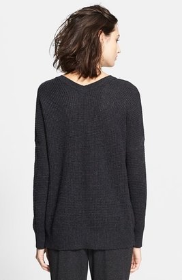 Vince Wool & Cashmere Double V-Neck Sweater