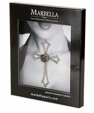 Marbella Swarovski Crystal Cross Adhesive Tattoo