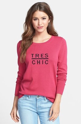 Halogen Intarsia Sweater (Regular & Petite)