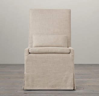 Restoration Hardware Replacement Slipcover for Belgian Track Arm Slipcovered Side Chair
